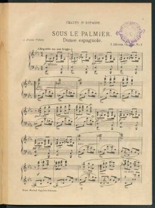 003: Sous le palmier : danse espagnole