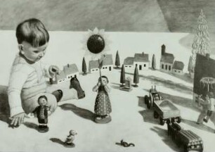 Kind mit Spielzeug