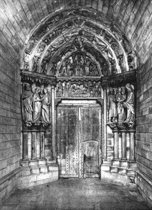 Laon, Kathedrale, linkes Seitenportal, Notre-Dame