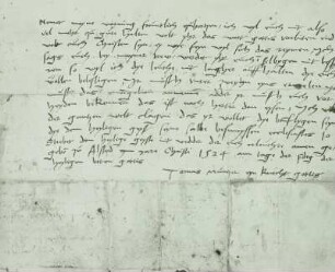 Brief Thomas Müntzers an die Obrigkeit in Sangerhausen