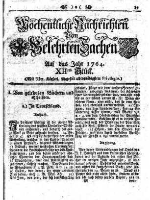 XIItes Stück