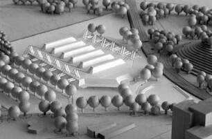 Planungen zum Bau einer Großsporthalle (Europahalle) im Beiertheimer Feld