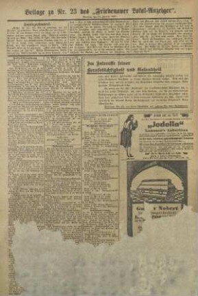 Beilage zu Nr. 23