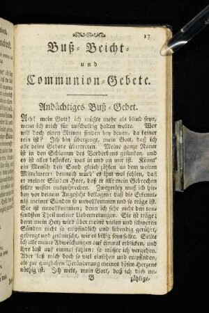 Buß- Beicht- und Communion-Gebete.