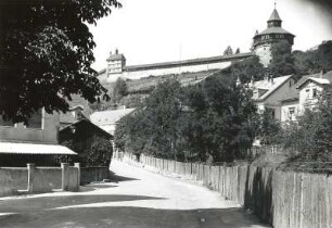 Esslingen am Neckar, Burg : Esslingen am Neckar. Burg. Ansicht von Südosten