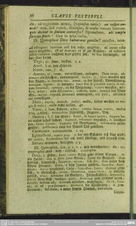 IX. Quotuplices Deos habuerunt gentiles?