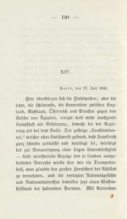 XIV. [Thiers' Kriegsgelüste]