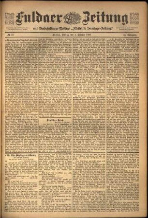 Ausgabe vom Freitag, den 04. Februar 1898.