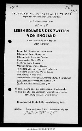 Leben Eduards des Zweiten von England