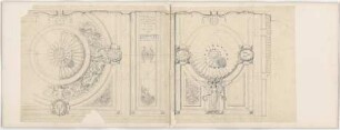 Thiersch, Friedrich von; Wiesbaden; Kurhaus - Plafond - Mittelfelder (Ansichten)