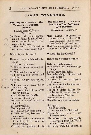 The Handbook of travel-talk : a collection of dialogues and vocabularies intended to serve as interpreter to travellers in Germany, France, or Italy