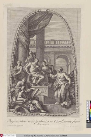 Propemodum mihi persuades ut Christianus siam [Paulus vor Agrippa]