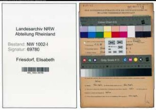Entnazifizierung Elisabeth Friesdorf , geb. 17.09.1895 (Geschaeftsfuehrer)