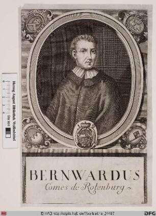 Bildnis Bernward, 990-995 Bischof von Würzburg