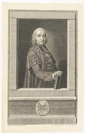 Bildnis des Ioannes Nicolaus von Hontheim