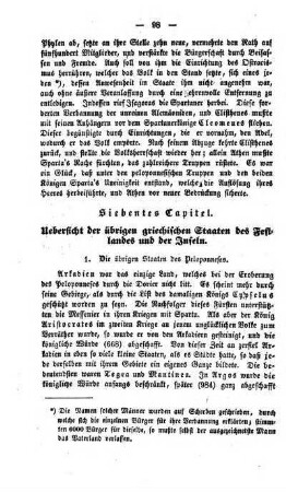 Siebentes Capitel. Uebersicht der übrigen griechischen Staaten des Festlandes und der Inseln