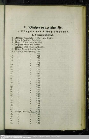 1. Lehrerbibliothek