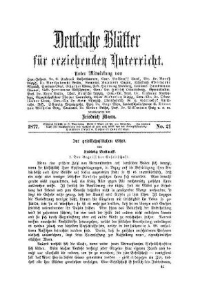 Zur gesellschaftlichen Ethik