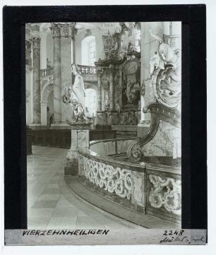 Bad Staffelstein, Wallfahrtskirche Vierzehnheiligen : Inneres