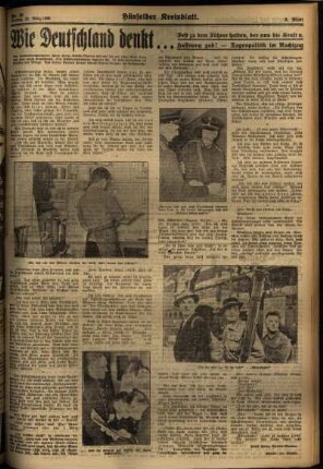Dritte Ausgabe vom Freitag, den 20. März 1936.