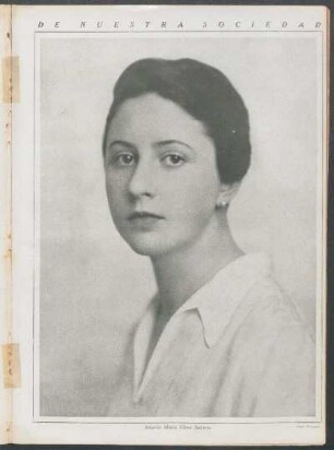 De nuestra sociedad : Señorita María Elena Sahores