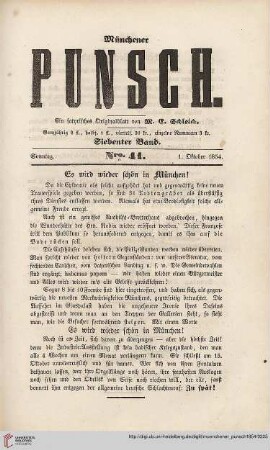 Nro. 41 (1. Oktober 1854)