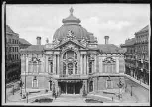 Budapest. Lustspieltheater (1896) : Budapest. Lustspieltheater (1896; Ferdinand Fellner der Jüngere, Hermann Helmer) in der Leopoldstadt