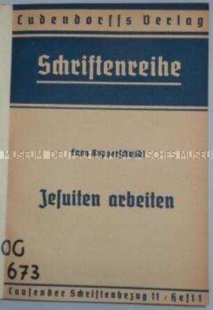 Zur Geschichte des Jesuitenordens in Deutschland von 1866 bis 1872