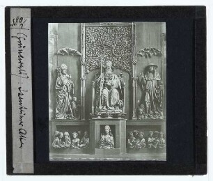 Grünewald, Isenheimer Altar (Colmar MU 88.RP.139),Hagenauer, Skulpturen des Isenheimer Altars