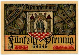 Geldschein / Notgeld, 50 Pfennig, 1920
