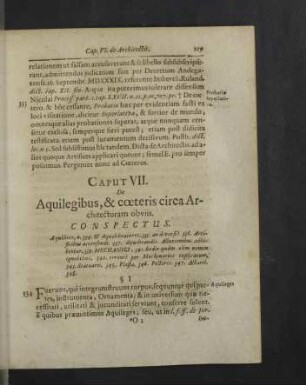 Caput VII. - XI.