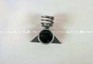Christbaumschmuck: Eisenschrott (Ring, Feder, Dreieck)