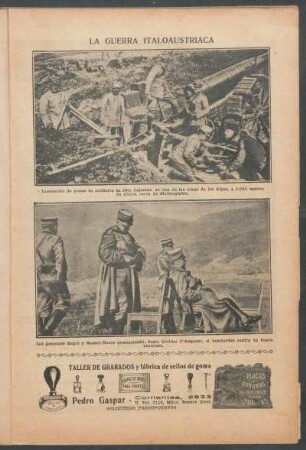 La guerra italoaustriaca - [Ilustración]