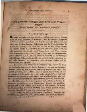 Journal für die Baukunst : in zwanglosen Heften. 20. 1844