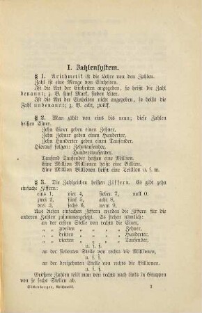 Leitfaden der Arithmetik nebst Übungsbeispielen
