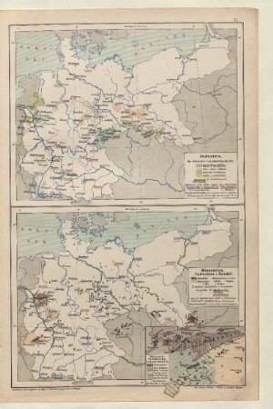 Mineralien, Industrie u. Handel, Rheinisch-Westfälischer Industriebezirk