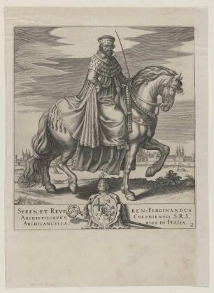 Bildnis des Ferdinandus, Archiepiscopus Colonia