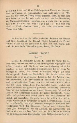 Warum nackt?