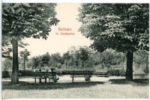 Geithain. im Stadtpark