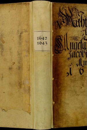 Ratsprotokolle, 1642 Aug. 2. - 1643 Juli 31.