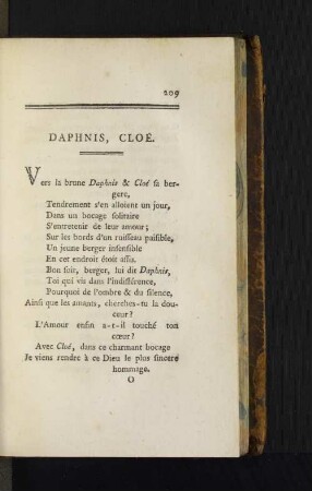 Daphnis, Cloé