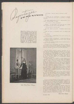 Reportajes femeninos