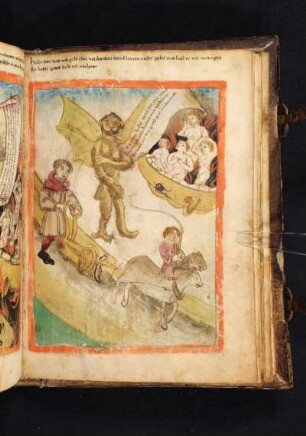 Bauer mit Pflug und Pferdegespann: schuldet Zins und Zehent