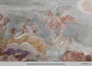 Venezia umgeben von Göttern und allegorischen Figuren