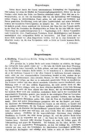 121-122, A. Eitelberg, Unmoderne Ethik, 1905