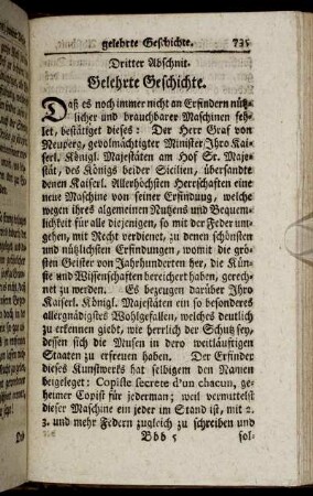 Dritter Abschnitt. Gelehrte Geschichte.