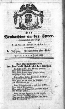 22. Stueck, 2. Juni 1851