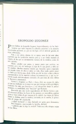 Leopoldo Lugones