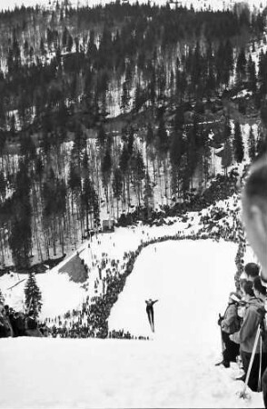 Feldberg: Internationales Feldberg-Skispringen; Sprungbahn von oben