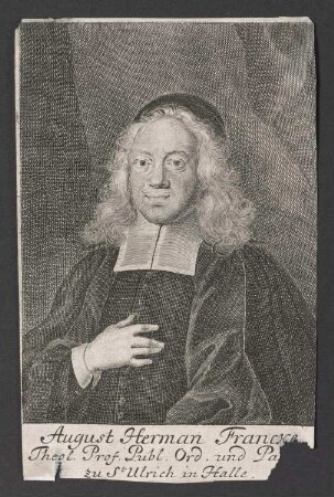 Porträt August Hermann Francke (1663-1727)